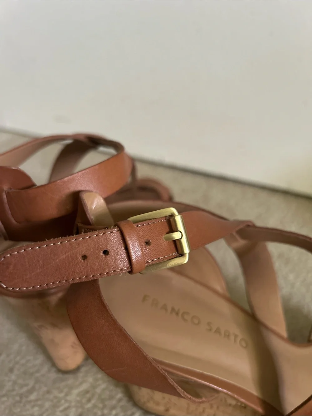 Franco Sarto Sandal platform wedges